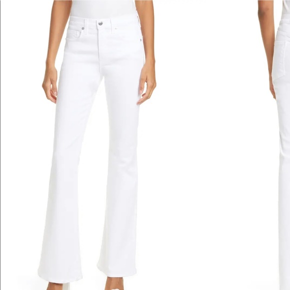 veronica beard white jeans